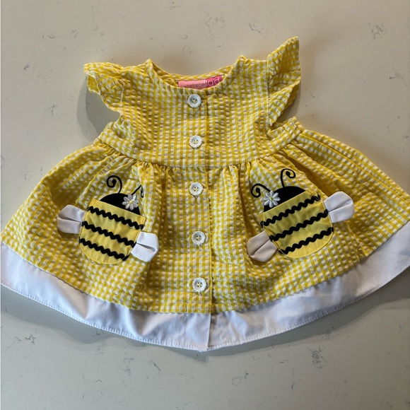 Good Lad Other - Baby Girl Yellow Bee Dress